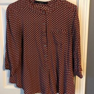 Working from Rome top, bought on ModCloth!